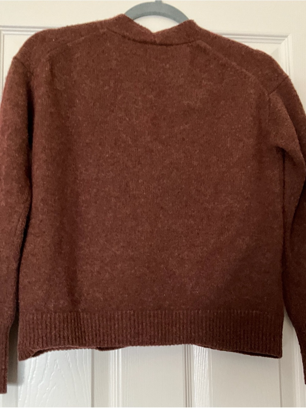 Toast Ffion Wool Cashmere Boxy Cardigan Sweater Pecan Brown Sz XXS - Picture 7 of 9